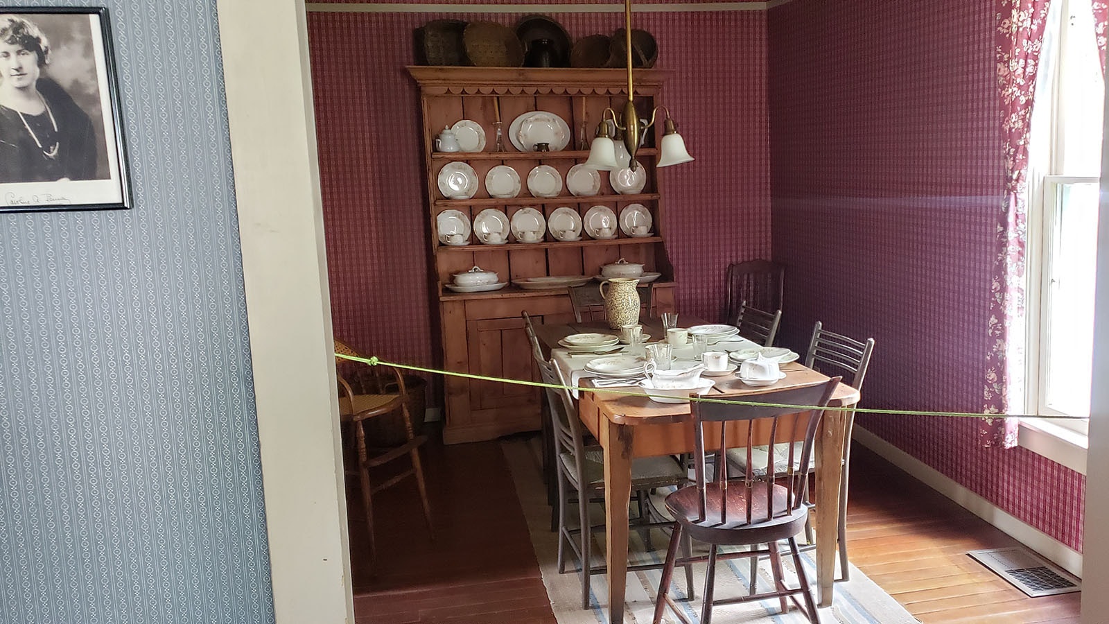The dining room in the Penneys Kemmerer household.