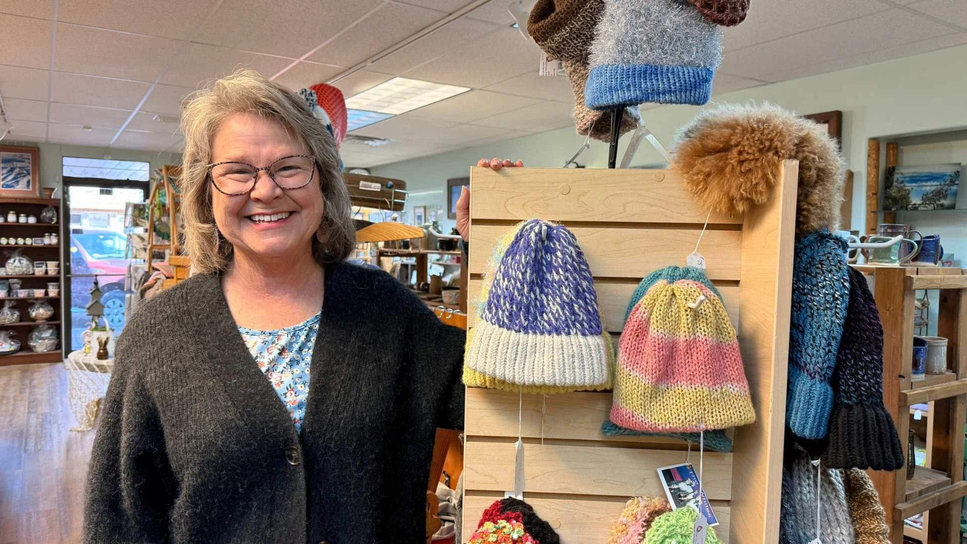 Jan Sapp at Heartworks in Powell.