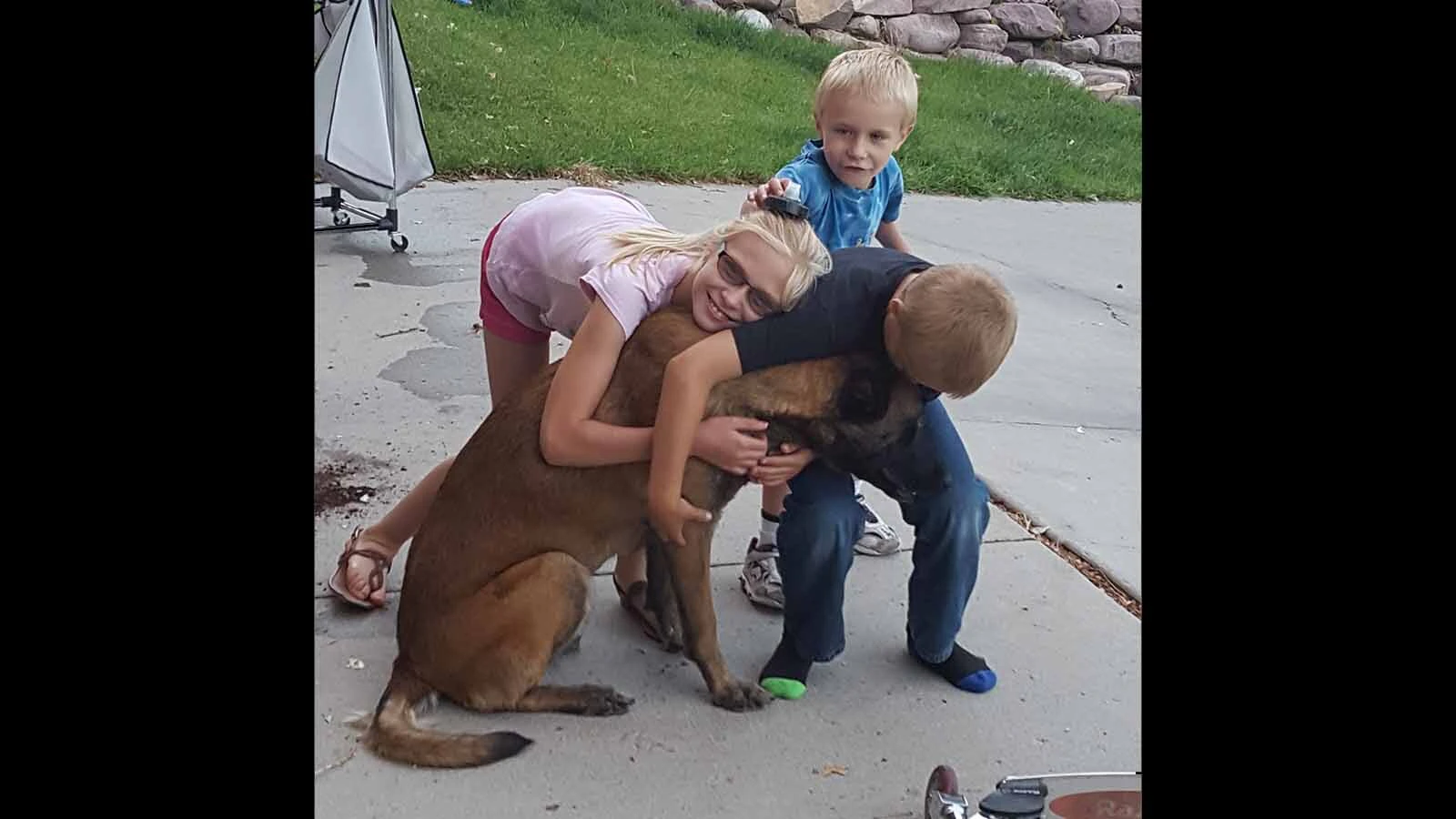 Lt. Derek Morrell described Jara as a dog first, and then a working member of the sheriff’s department. When not working her beat, Jara was a cuddly family dog who Morrell’s kids adored and grew up with.