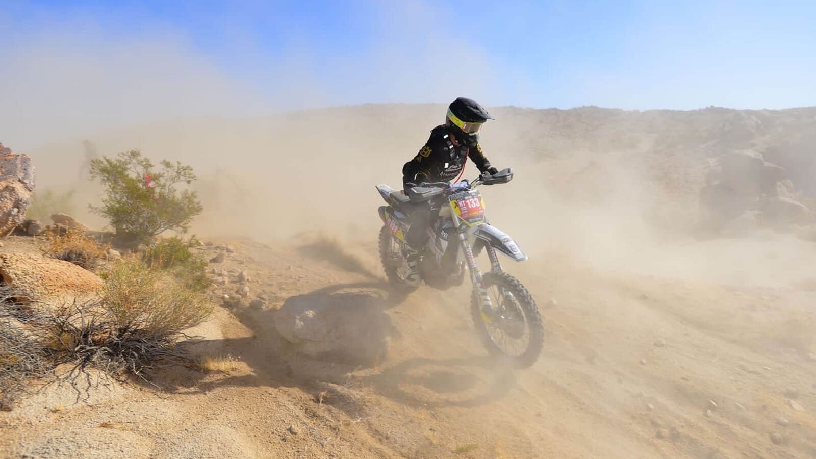 Jason Harris of Lyman, Wyoming, learned to ride a motorcycle when he was 4. At 17, he’s going pro on the national long-distance desert racing circuit.