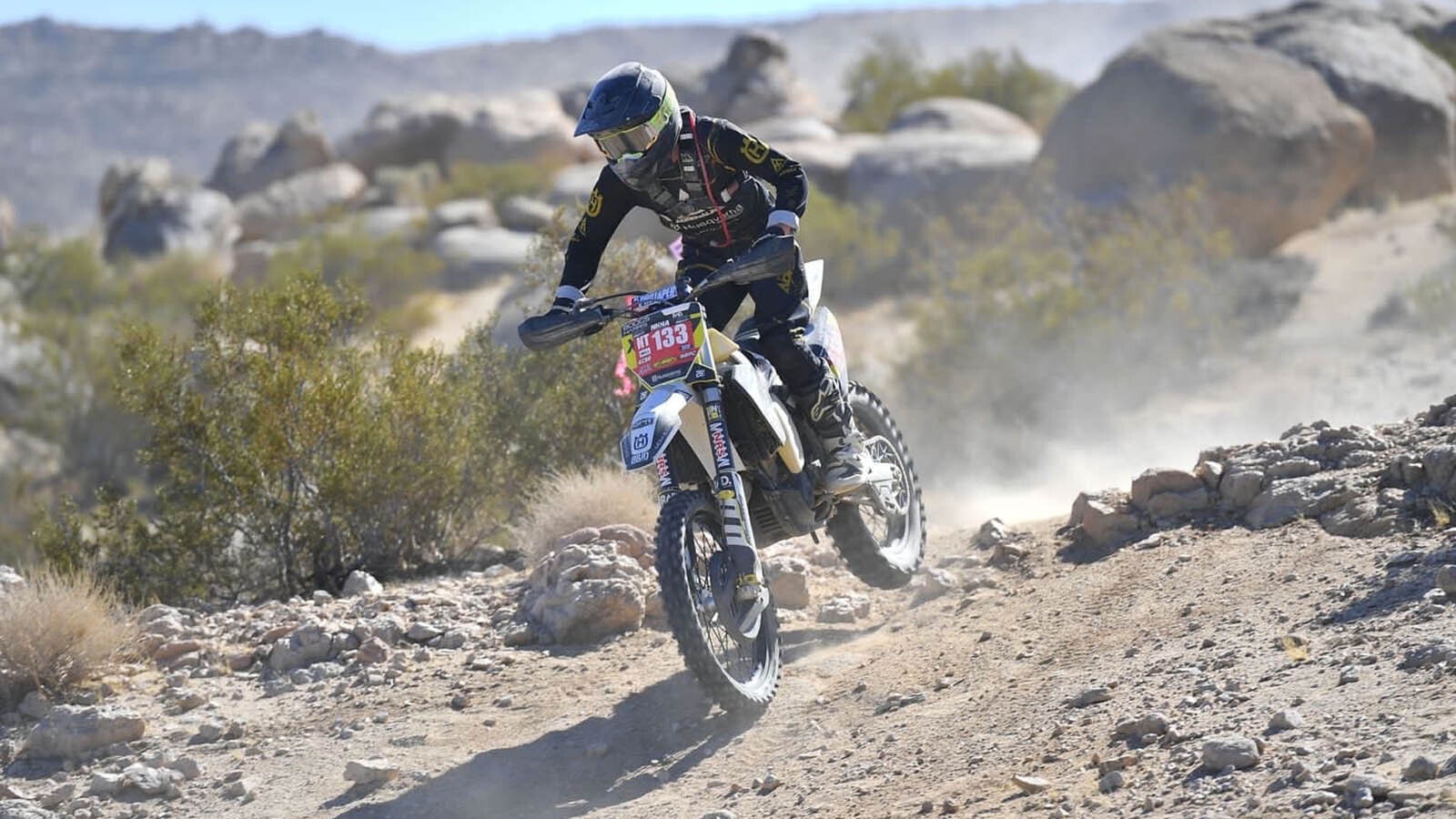 Jason Harris of Lyman, Wyoming, learned to ride a motorcycle when he was 4. At 17, he’s going pro on the national long-distance desert racing circuit.