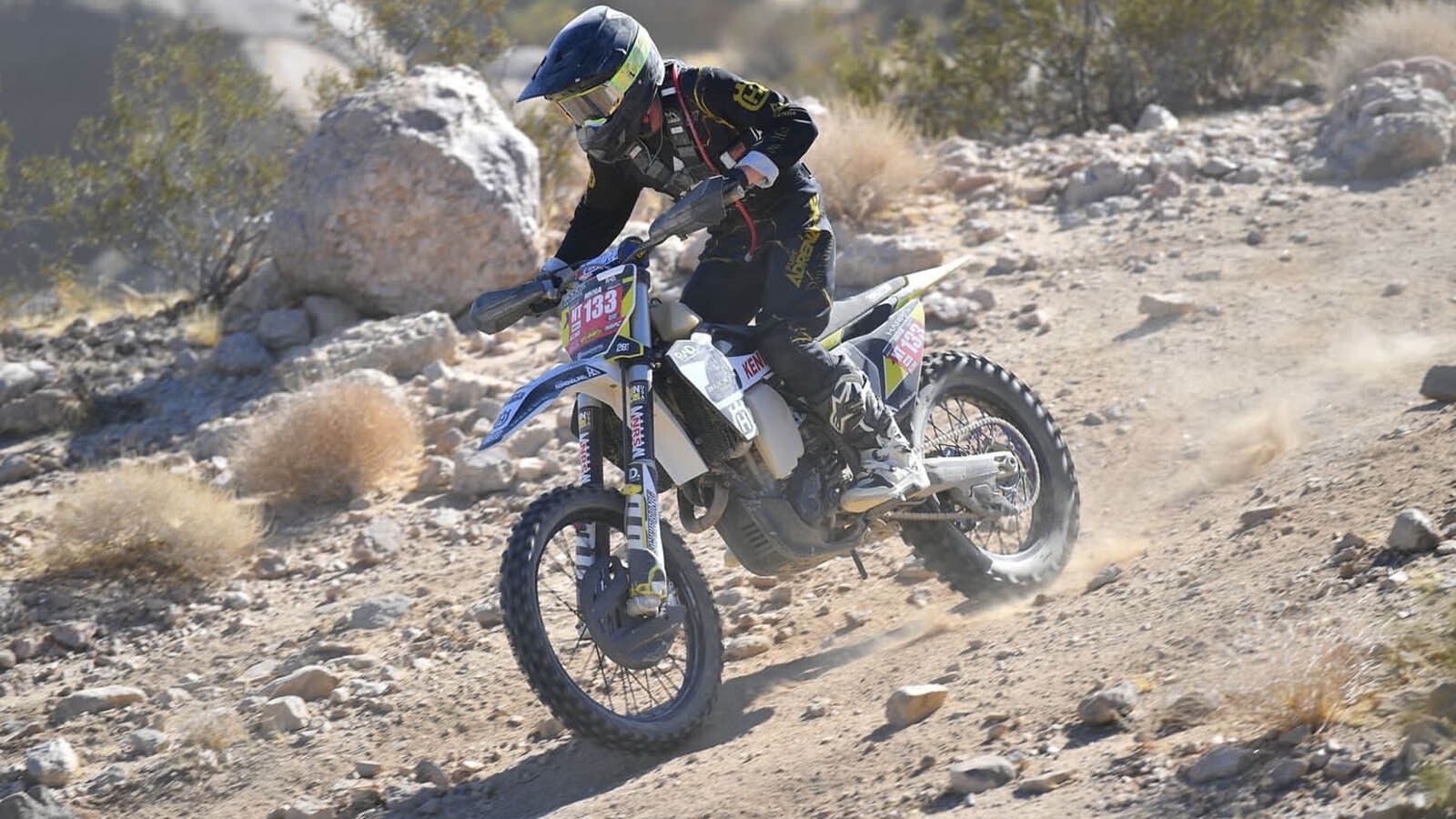 Jason Harris of Lyman, Wyoming, learned to ride a motorcycle when he was 4. At 17, he’s going pro on the national long-distance desert racing circuit.