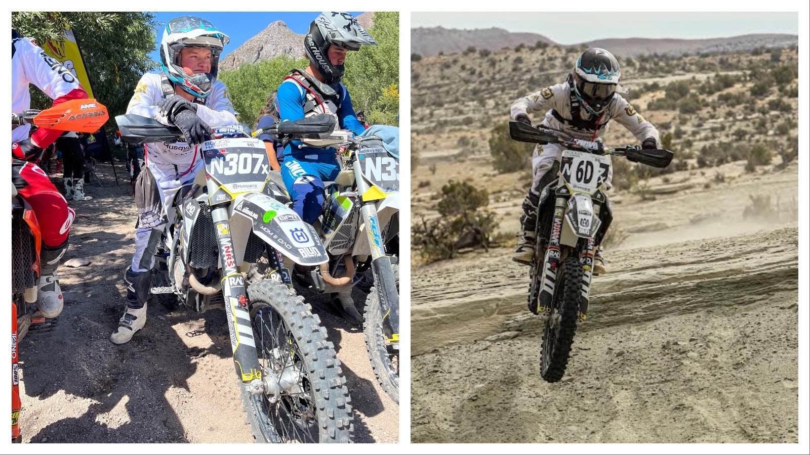 Jason Harris of Lyman, Wyoming, learned to ride a motorcycle when he was 4. At 17, he’s going pro on the national long-distance desert racing circuit.