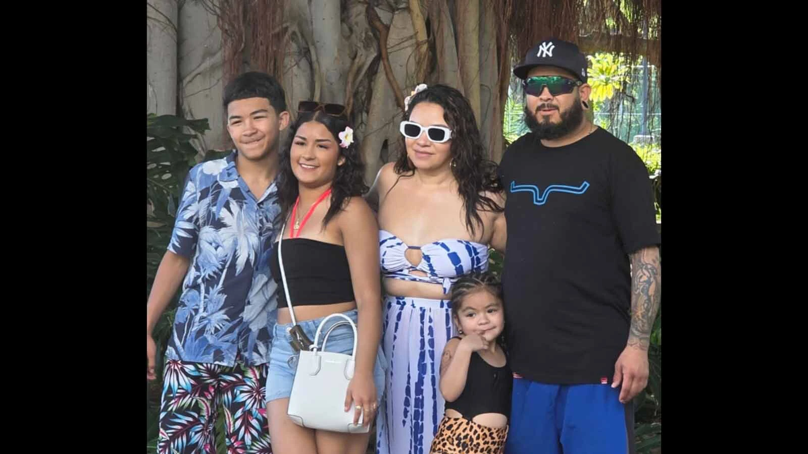 Javier De Luna Chavez, right, with his family during a trip to Hawaii. After years of health struggles, the family made traveling and creating memories together a priority.