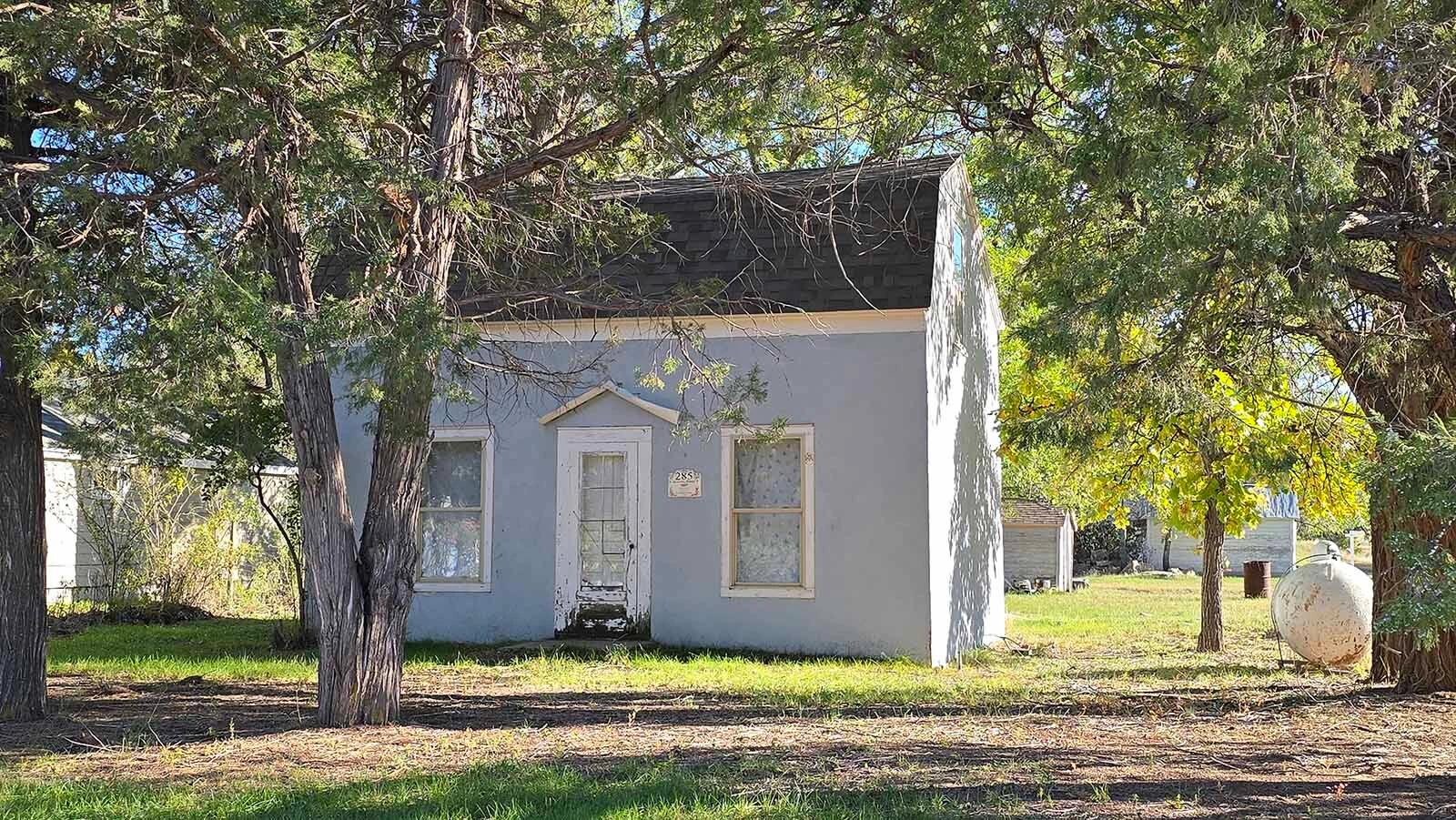 One of the homes in Jay Em, which has a population of roughly 15.