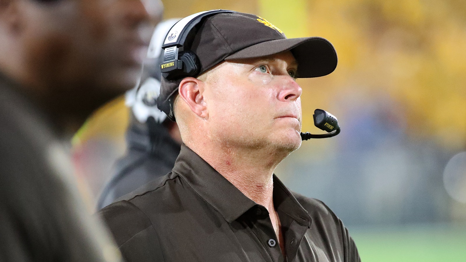 First-year University of Wyoming head football coach Jay Sawvel.