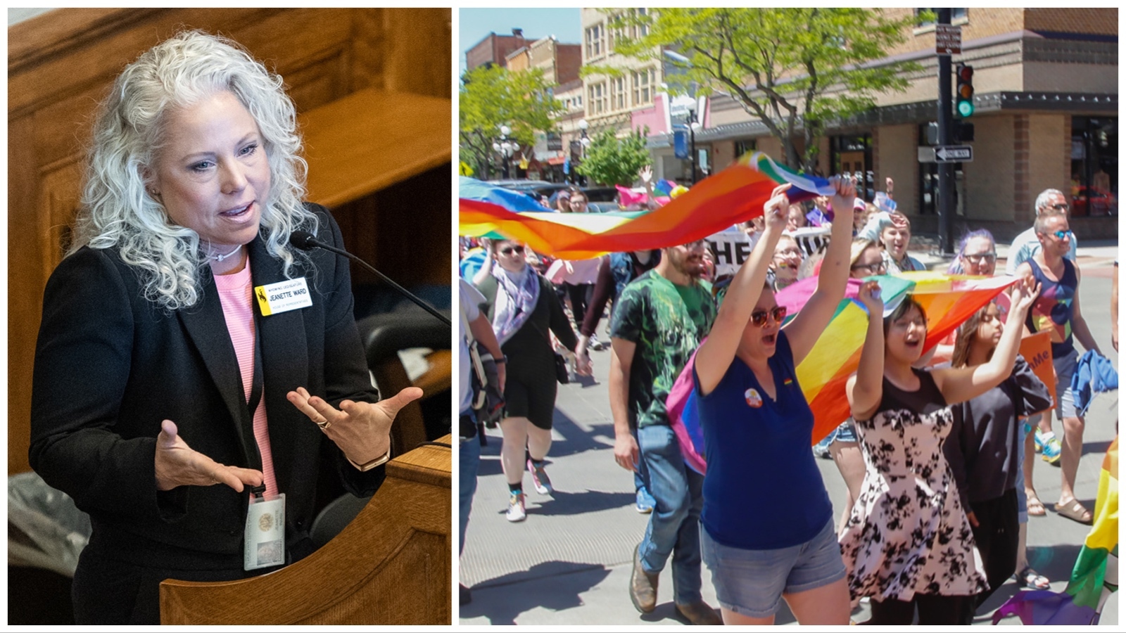 Jeanette Ward and pride fest 6 15 23