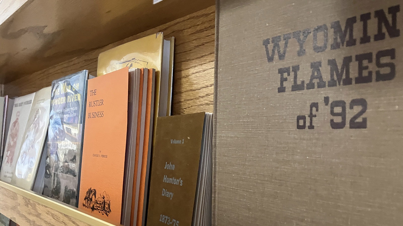 Jen’s Books specializes in collecting older books on the history of Wyoming and the West.