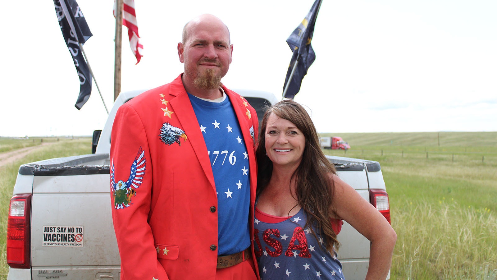Jeanette and Andrew Kahler are patriots, but say they've become beyond frustrated with the Biden administration and the federal government overall.