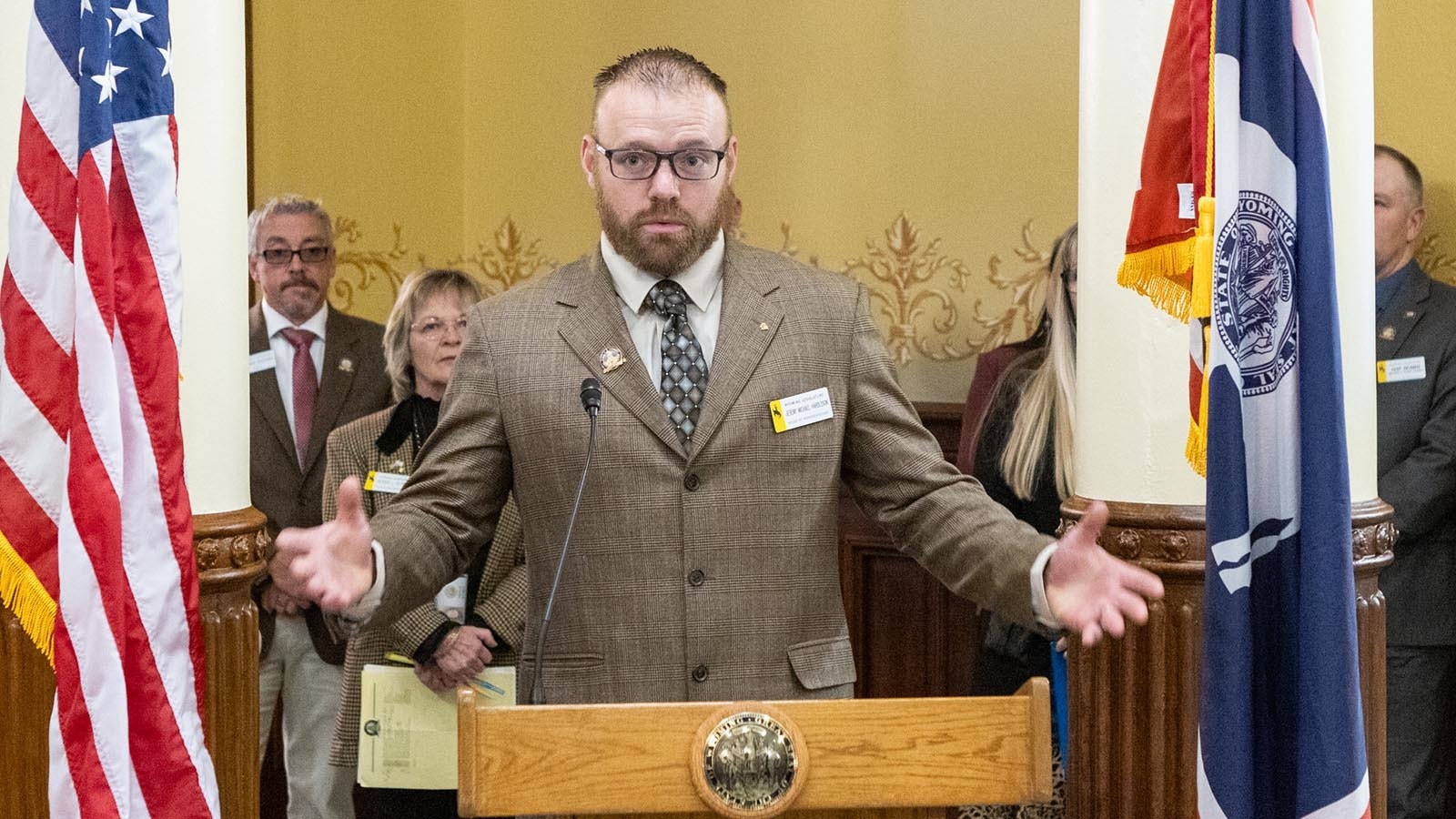 State Rep. Jeremy Haroldson, R-Wheatland, has been nominated for House speaker pro tem for the 2025 session.