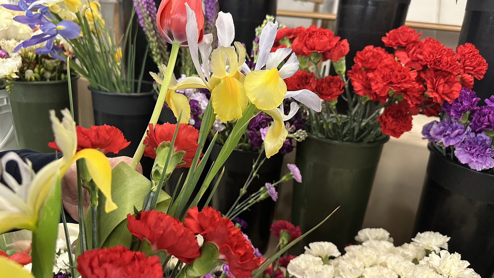 Even though Jerry’s Flowers and Things offers more than just bouquets, flowers remain Jerry Kintzler’s highest selling item in his store.