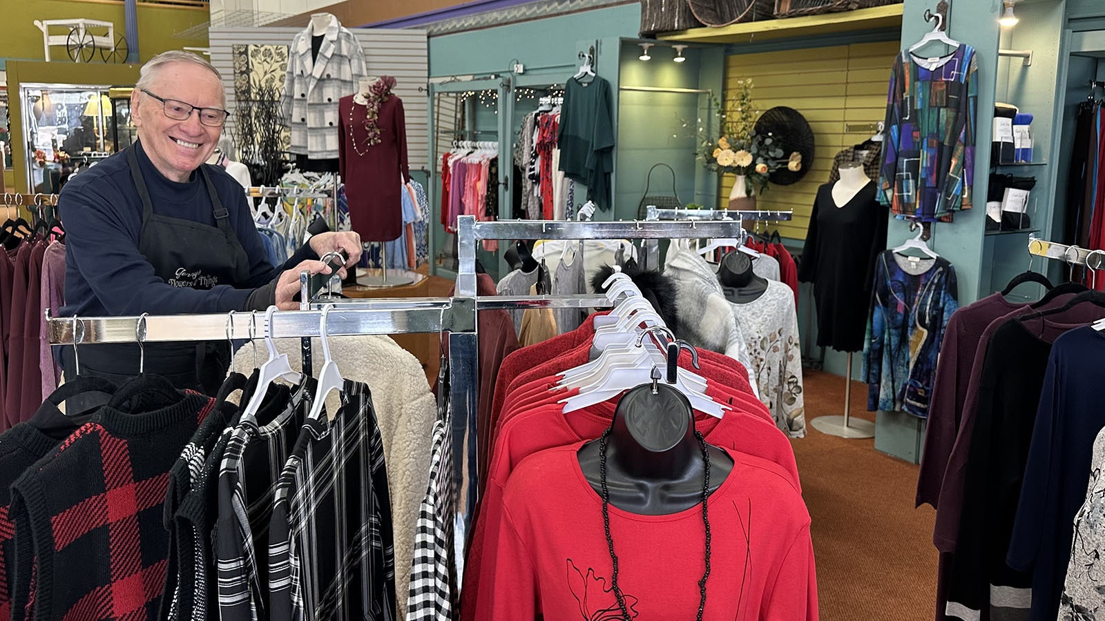 Jerry Kintzler began selling clothing when he realized that the women in Riverton wanted a place to shop for higher end clothing. He has also hosted fun fashion shows as free public events.