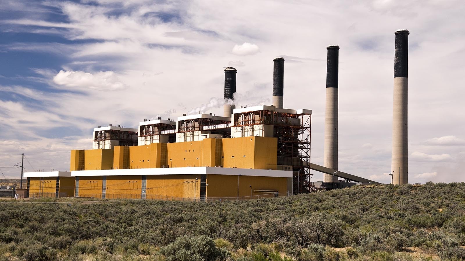 Jim Bridger Power Plant near Rock Springs, Wyoming.