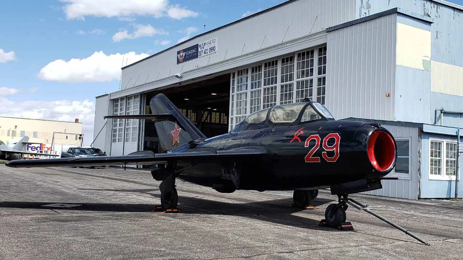 Jim Good spent 10 years restoring a Cold War-era Soviet MiG-15 aircraft.