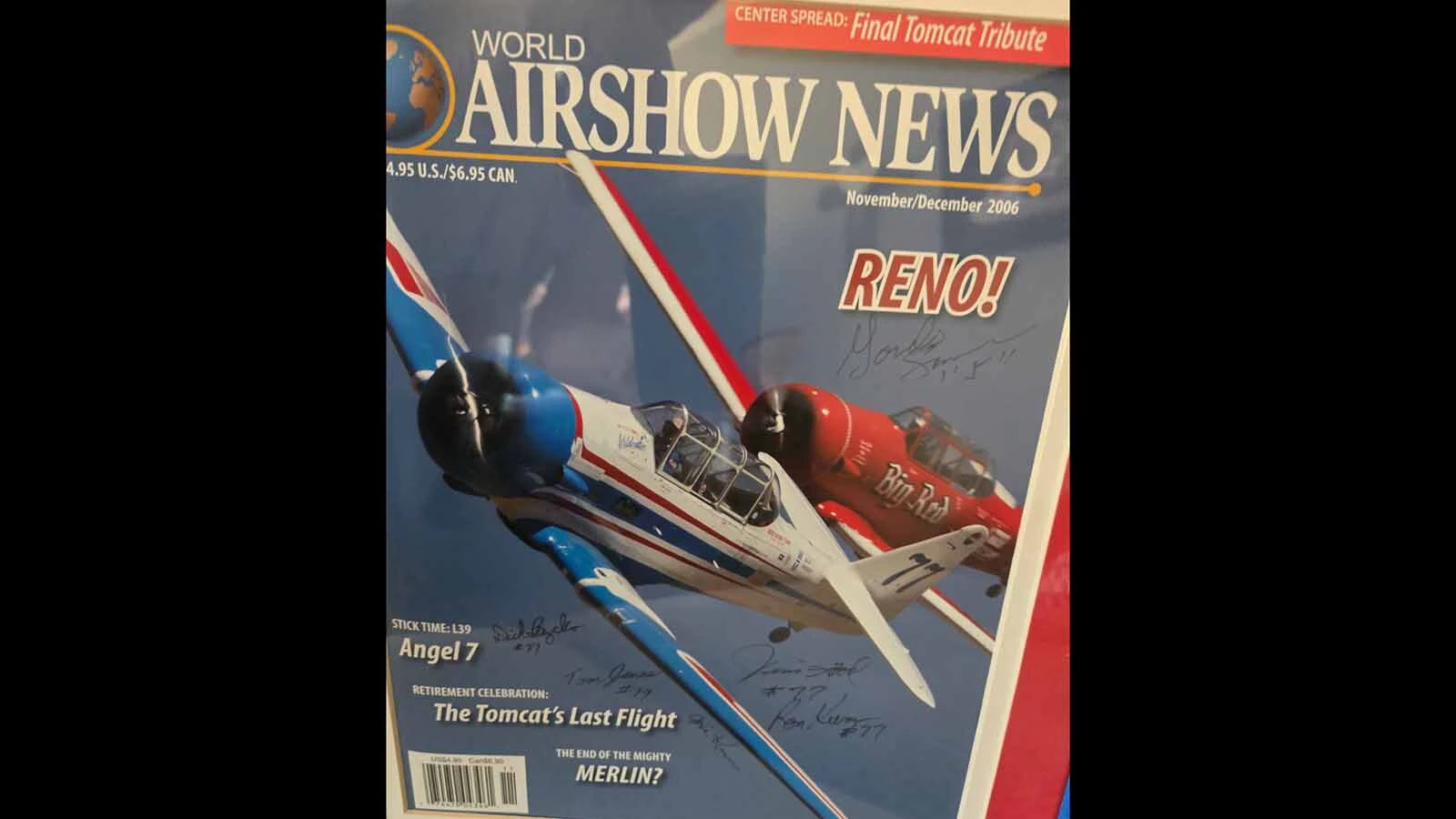 Jim Good and the Wyoming Wildcatter were featured on the cover of a national airshow magazine.
