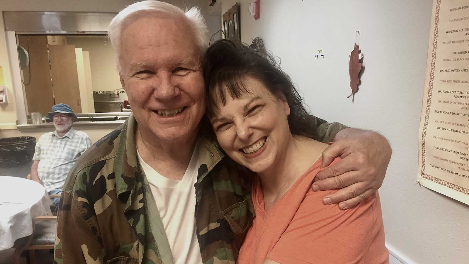 Lander’s Jim Stewart with his daughter, Jeannean, who he never knew he had.