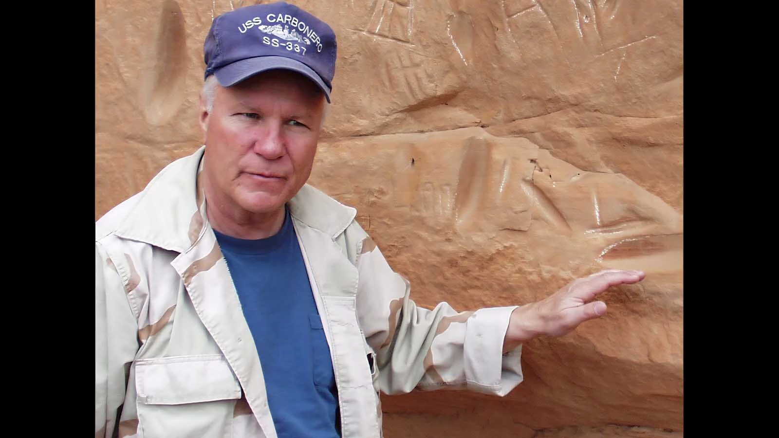 Lander’s Jim Stewart does not want to be called an “expert” on petroglyphs, but he knows a lot about them and has led museum treks to the Native American drawings on rocks in the Lander region.