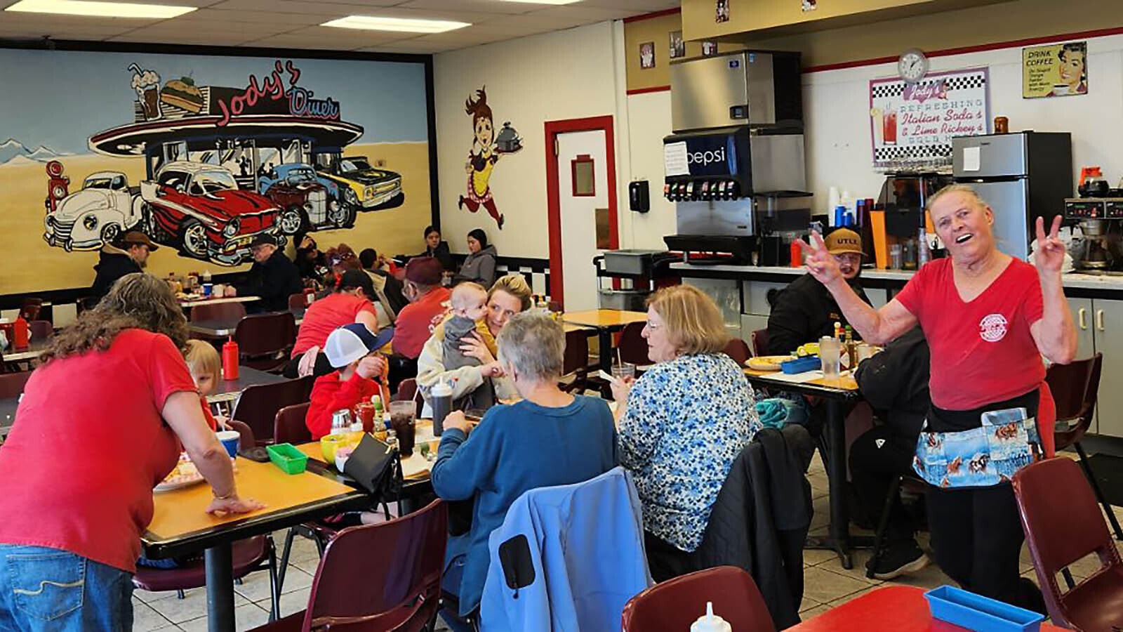 Jody's Diner is pure 1950s kitsch with cravable comfort food.