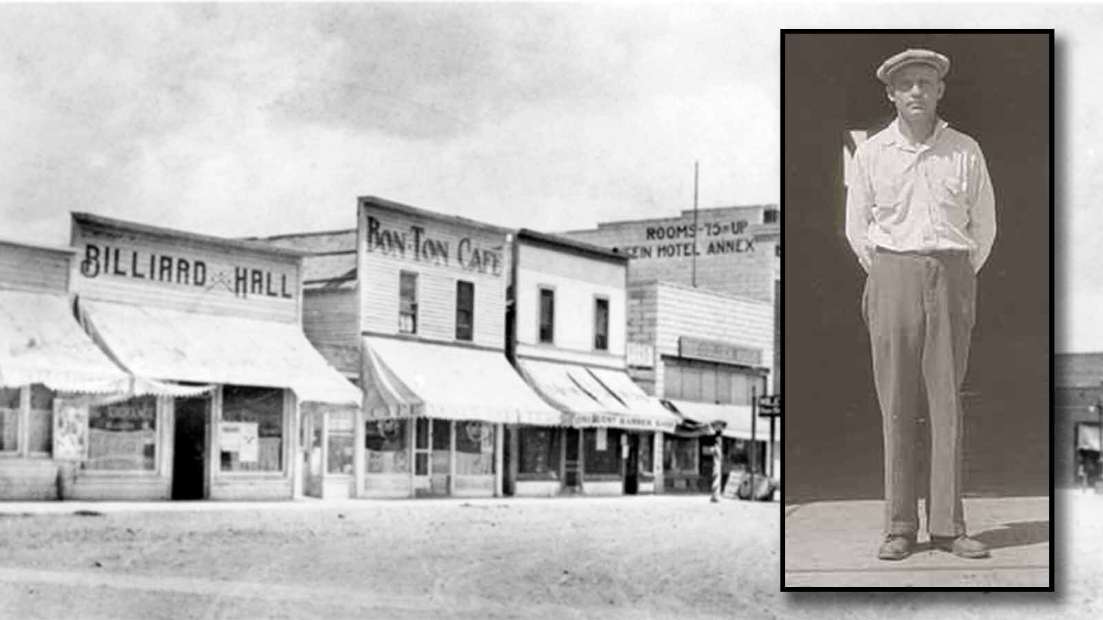 When Prohibition began in 1919, Joe Carey made bank-funded runs to Canada to “import liquor” for the good citizens of Greybull. He did so well that he was able to buy several businesses, including the Greybull Hotel, and retired from the “importing business” in 1923 to marry and raise his family.