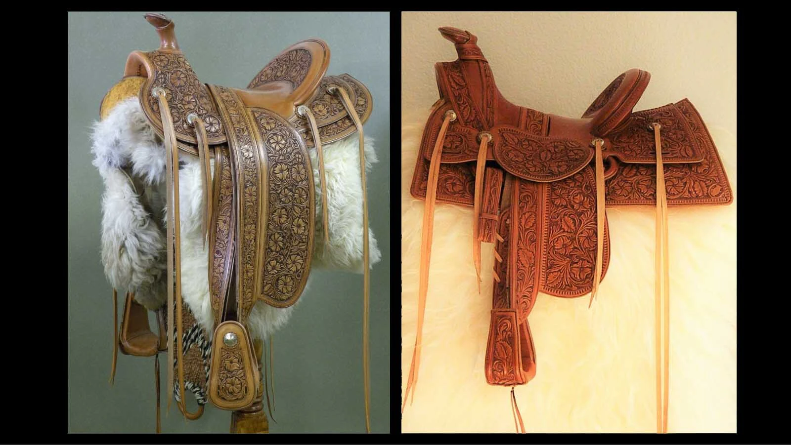 John L. Blair of Shell, Wyoming, is a master saddlemaker who commands more than $45,000 for a saddle.
