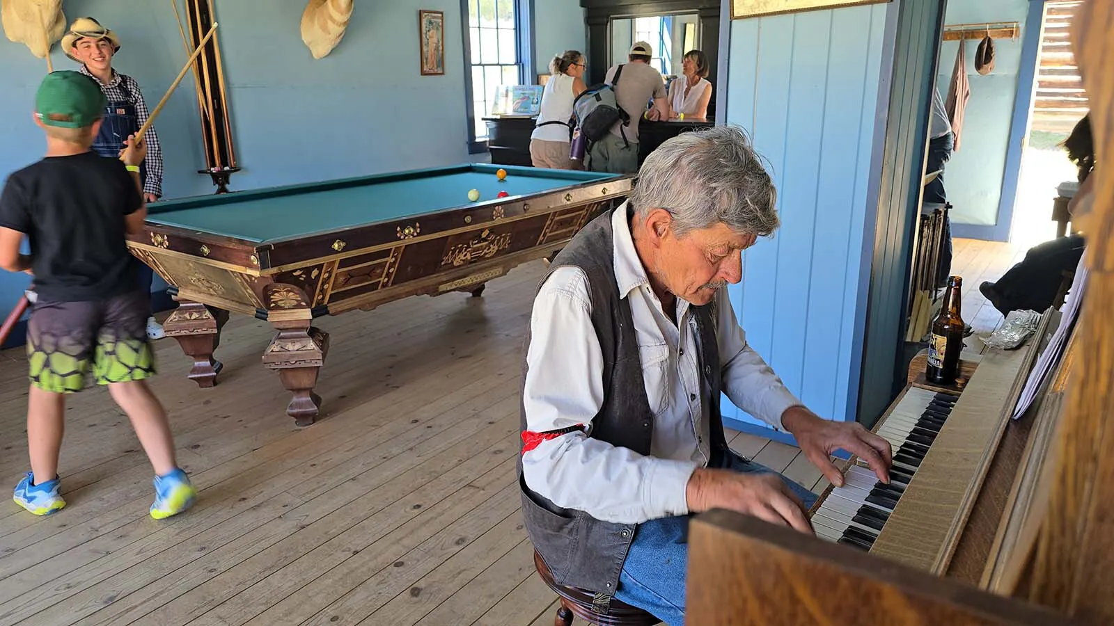 Doctors thought John Mionszynski would never bend his arm again and would likely lose use of his fingers. But every year he becomes the piano man for South Pass City, playing flawless 1800s tunes.