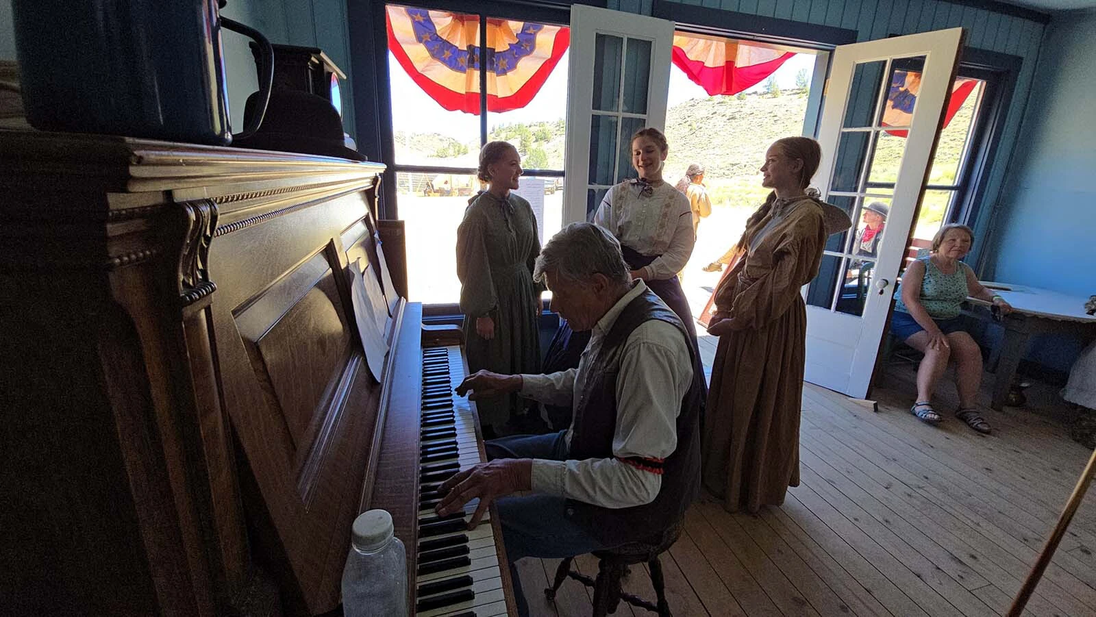 Doctors thought John Mionszynski would never bend his arm again and would likely lose use of his fingers. But every year he becomes the piano man for South Pass City, playing flawless 1800s tunes.
