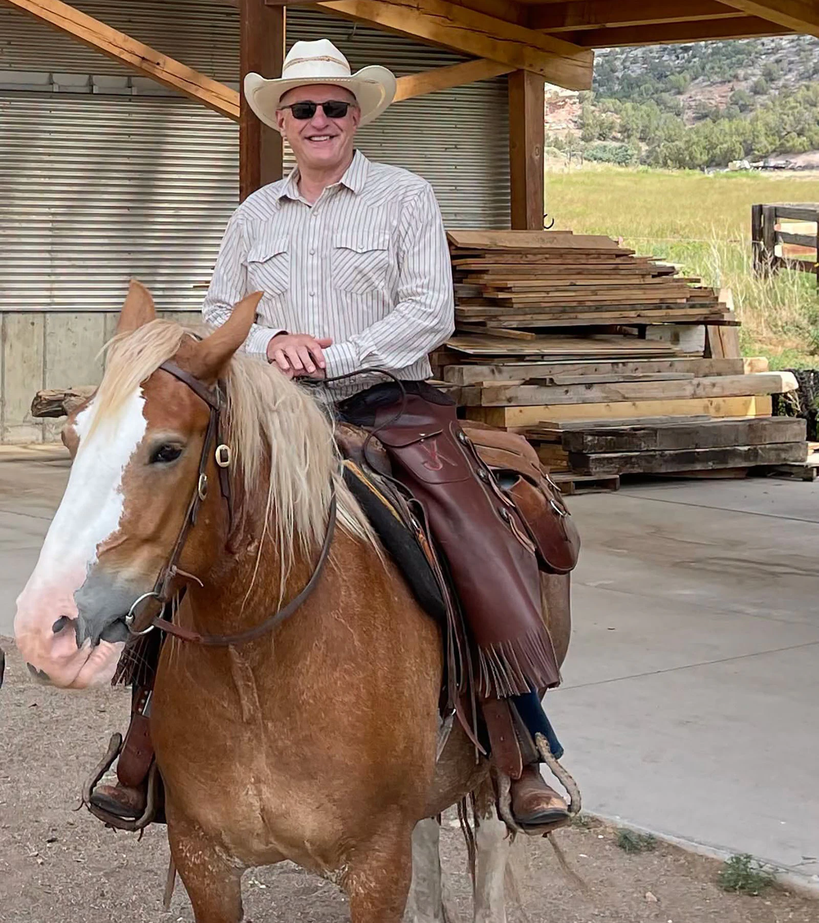 Dr. John M. Williams Sr. provided medical care when another rider fell from his horse and was knocked unconscious in the backcountry.