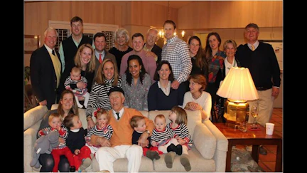 John Wold poses with his extended family.