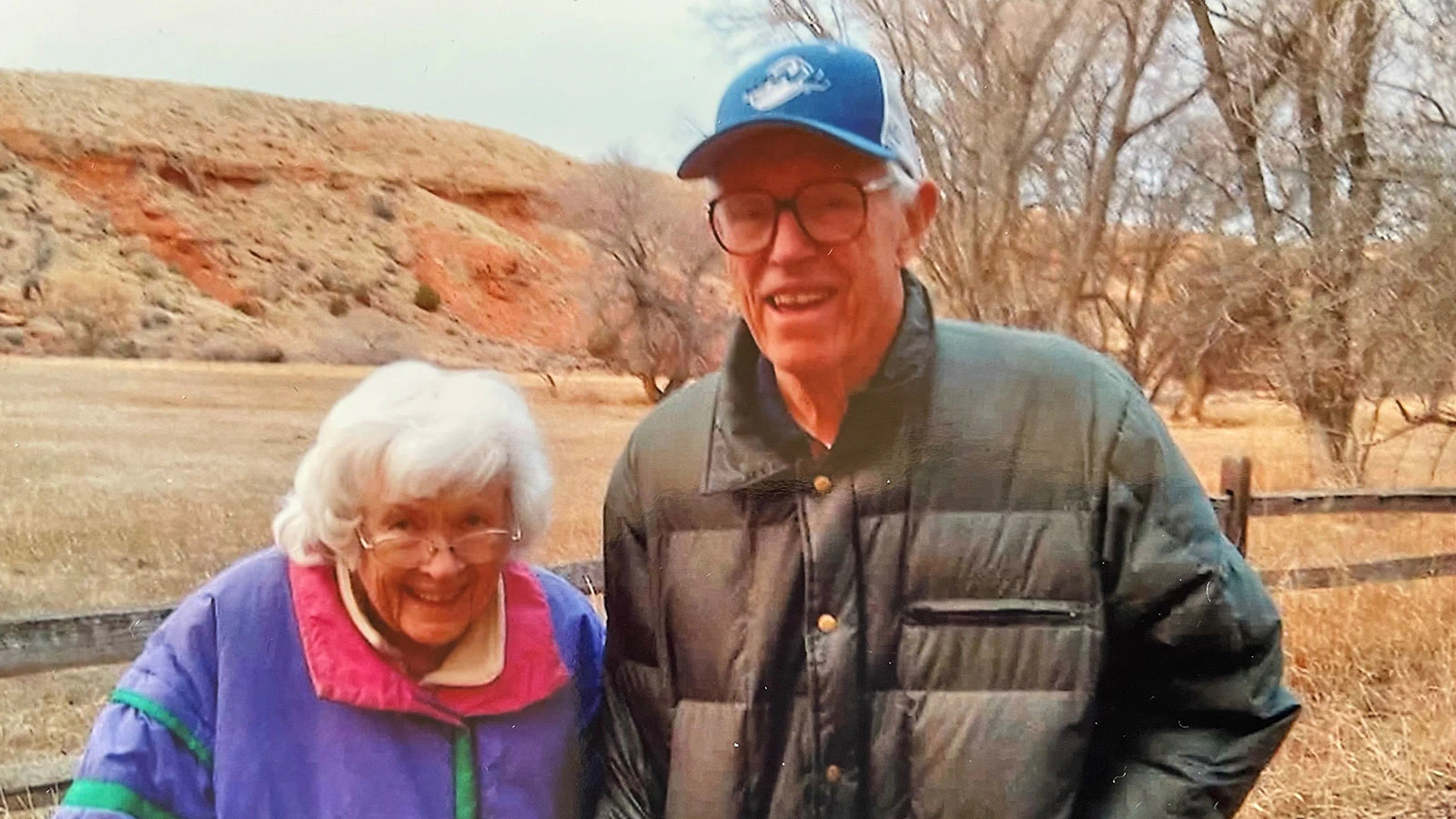 John and Jane Wold at their ranch property.