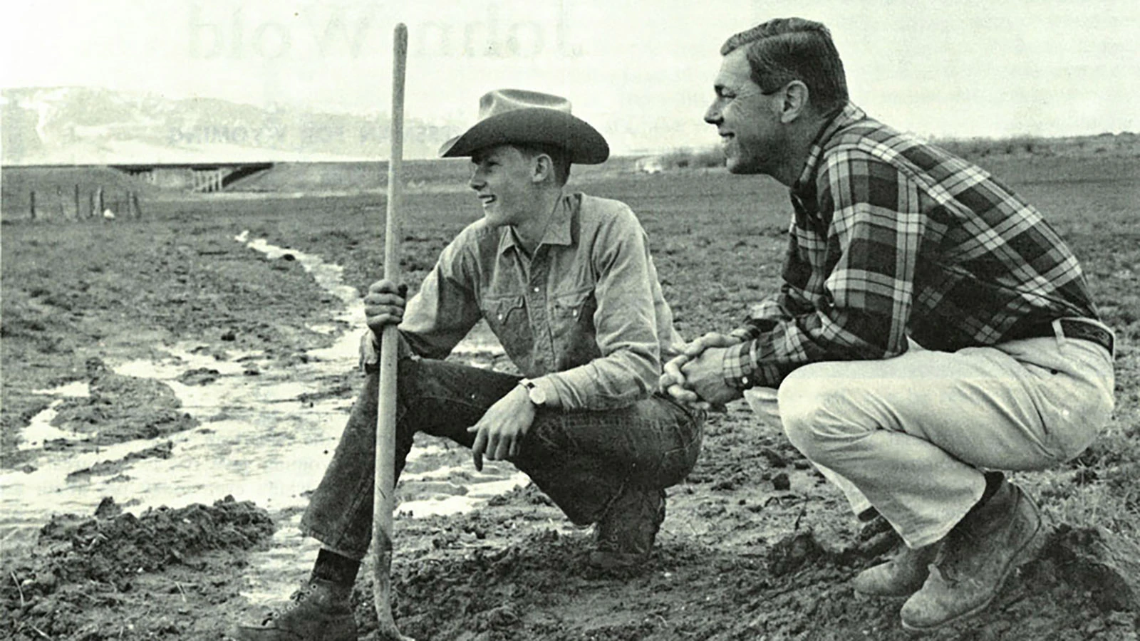 John Wold, right, was a busy man but always took time for his family, Peter Wold said.