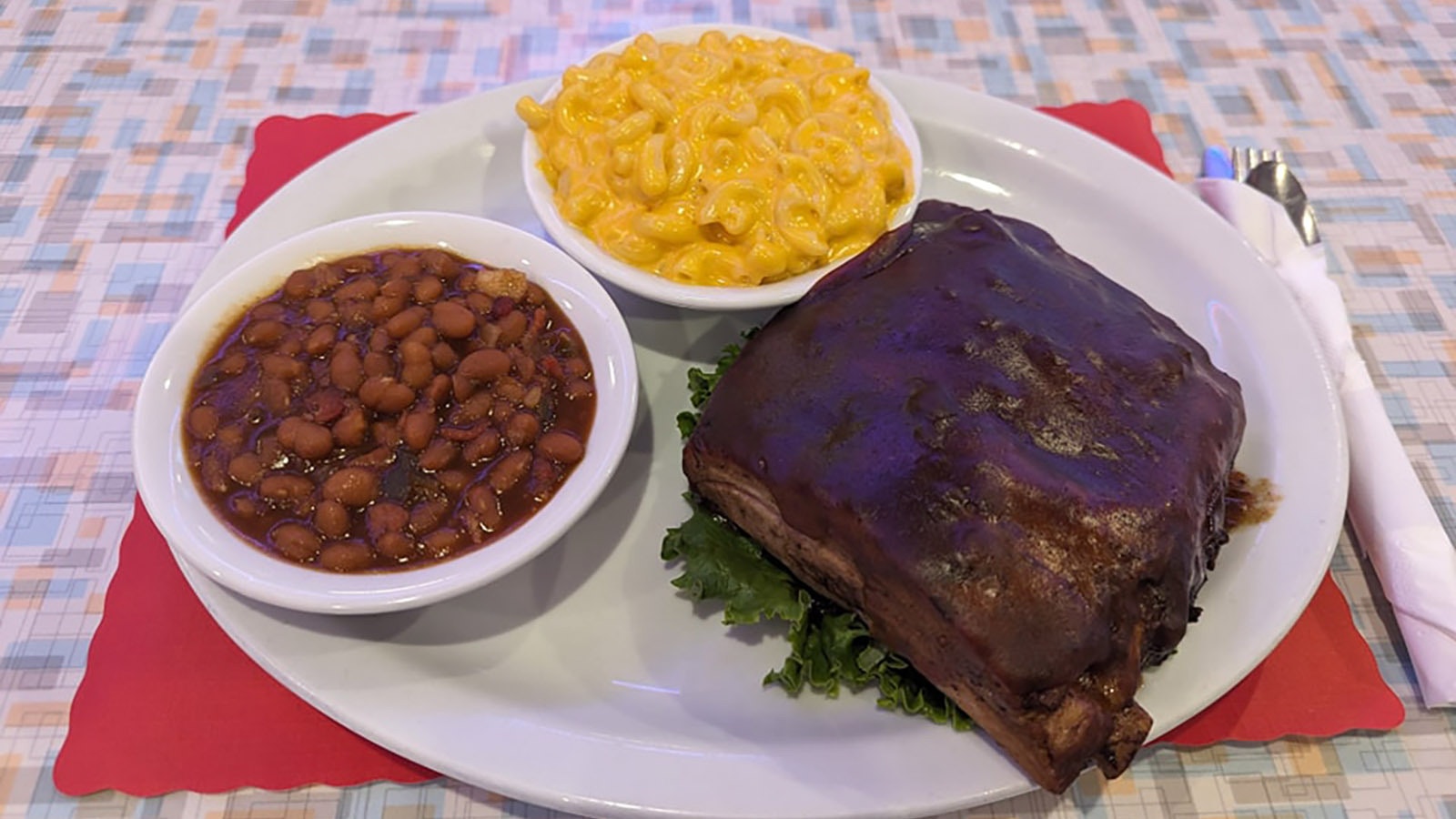 The Coca-Cola braised spareribs at Johnny J's Diner.