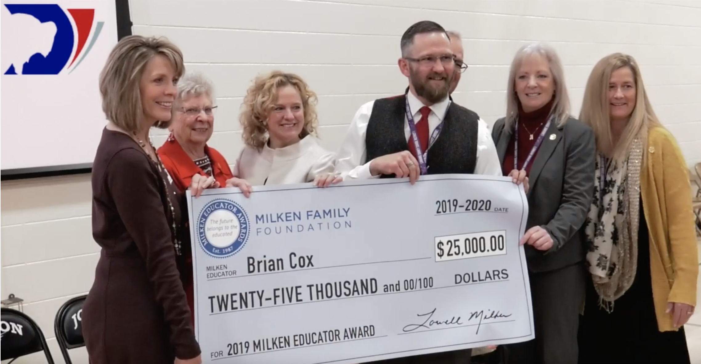 Johnson Junior High Milken Top Educator
