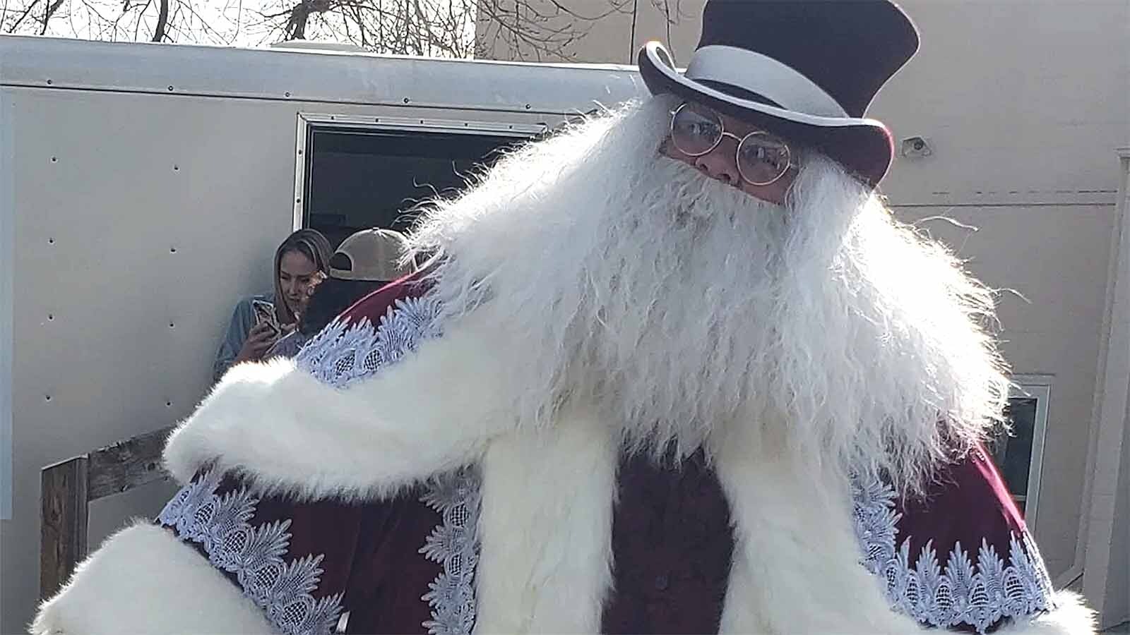 Casper food truck owner Ticker Lock transforms into the “Jolliest Claus,” a top-hatted Santa who entertains kids at events, home visits and parades. He mixes humor, heartfelt moments and faith while keeping his own naughty list.