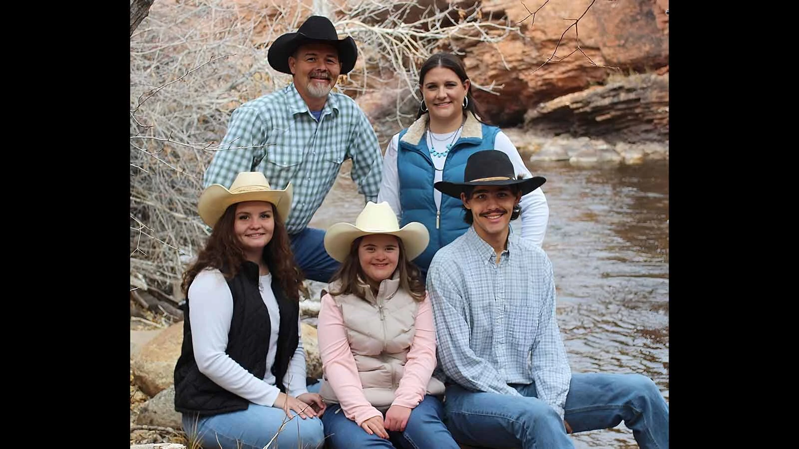 ennifer Sparks describes her daughter, Jorja, seated center, as her “spunky” child.