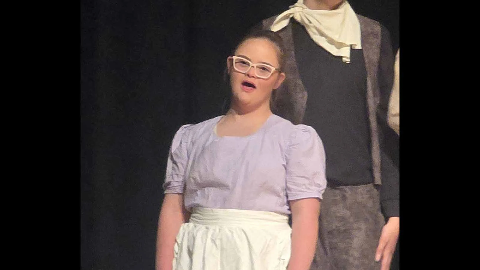 Jorja Sparks loves acting and drama and played a role in “Oliver” at her Lander high school.