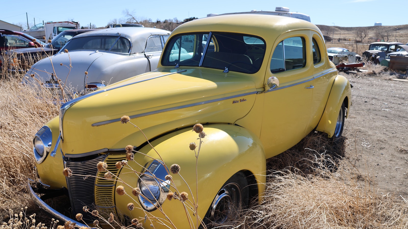 Gary Dickinson has always had an interest in 1940 Fords. He had a similar one as a teen.