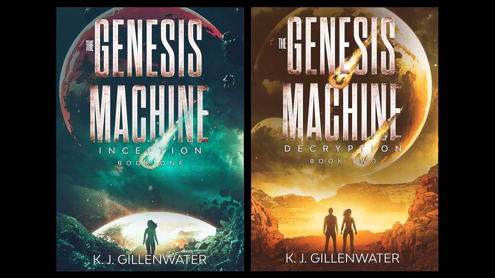 K.J. Gillenwater of Cody, Wyoming has written a three-book sci-fi series that is currently listed in the top 75 of three sci-fi categories on Amazon. "The Genesis Machine” is a story based on her Navy experience as a Russian linguist working on top secret government documents. To make it more exciting than the office job she personally held, Gillenwater added aliens and a race to save the world.