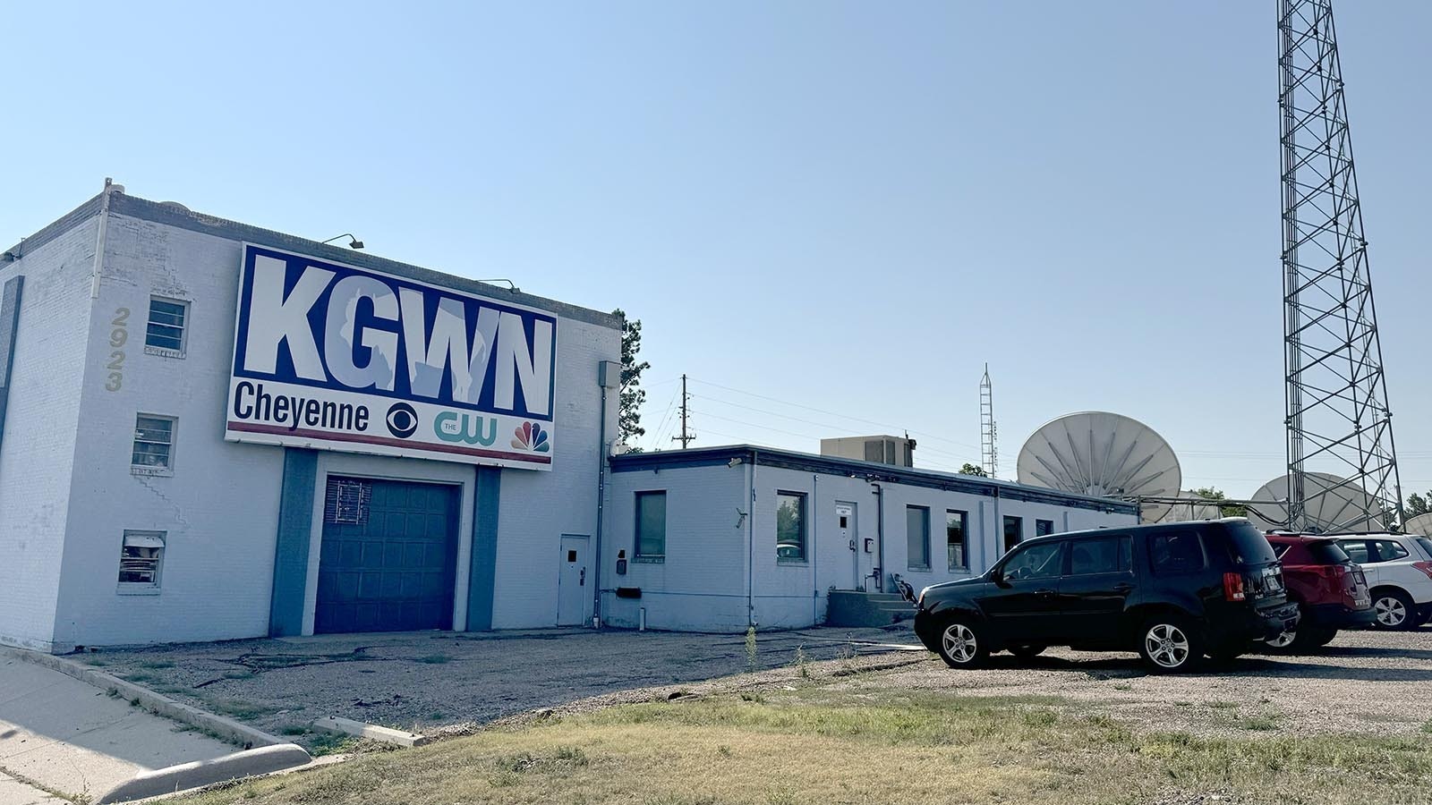 The KWGN station off Lincolnway in Cheyenne, Wyoming.