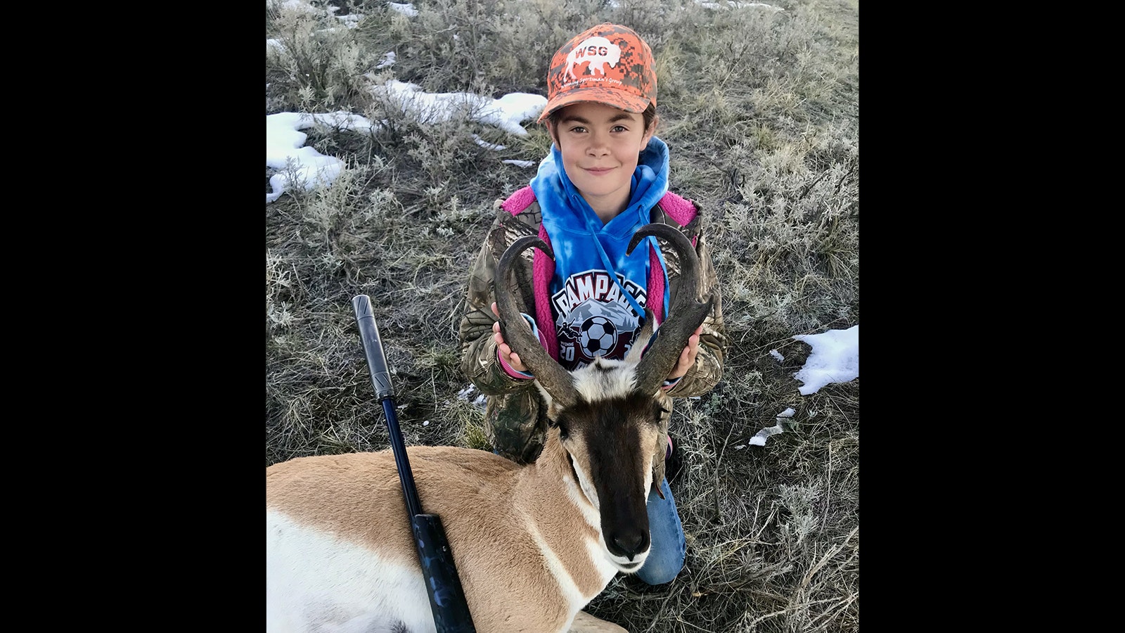 At age 12, Kaci Bulkley is already and experienced Wyoming big game hunter.