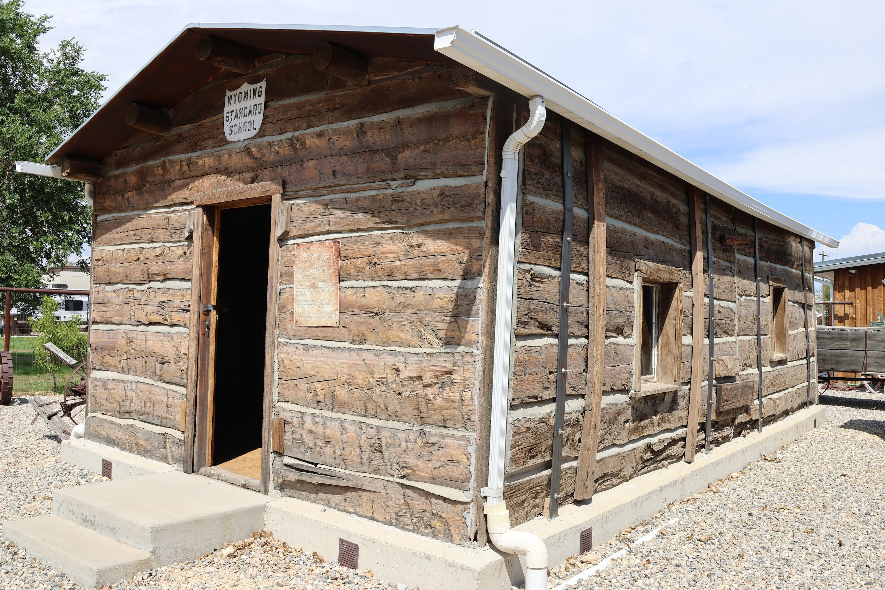 The former homestead home of a Kaycee family served many purposes, including the home of the deputy sheriff for a time and also as City Hall and a school.