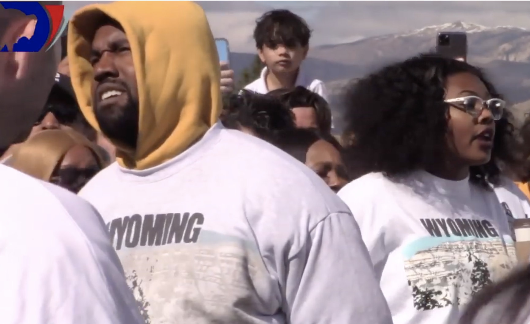 Kayne West rehearse opera at Cody High School