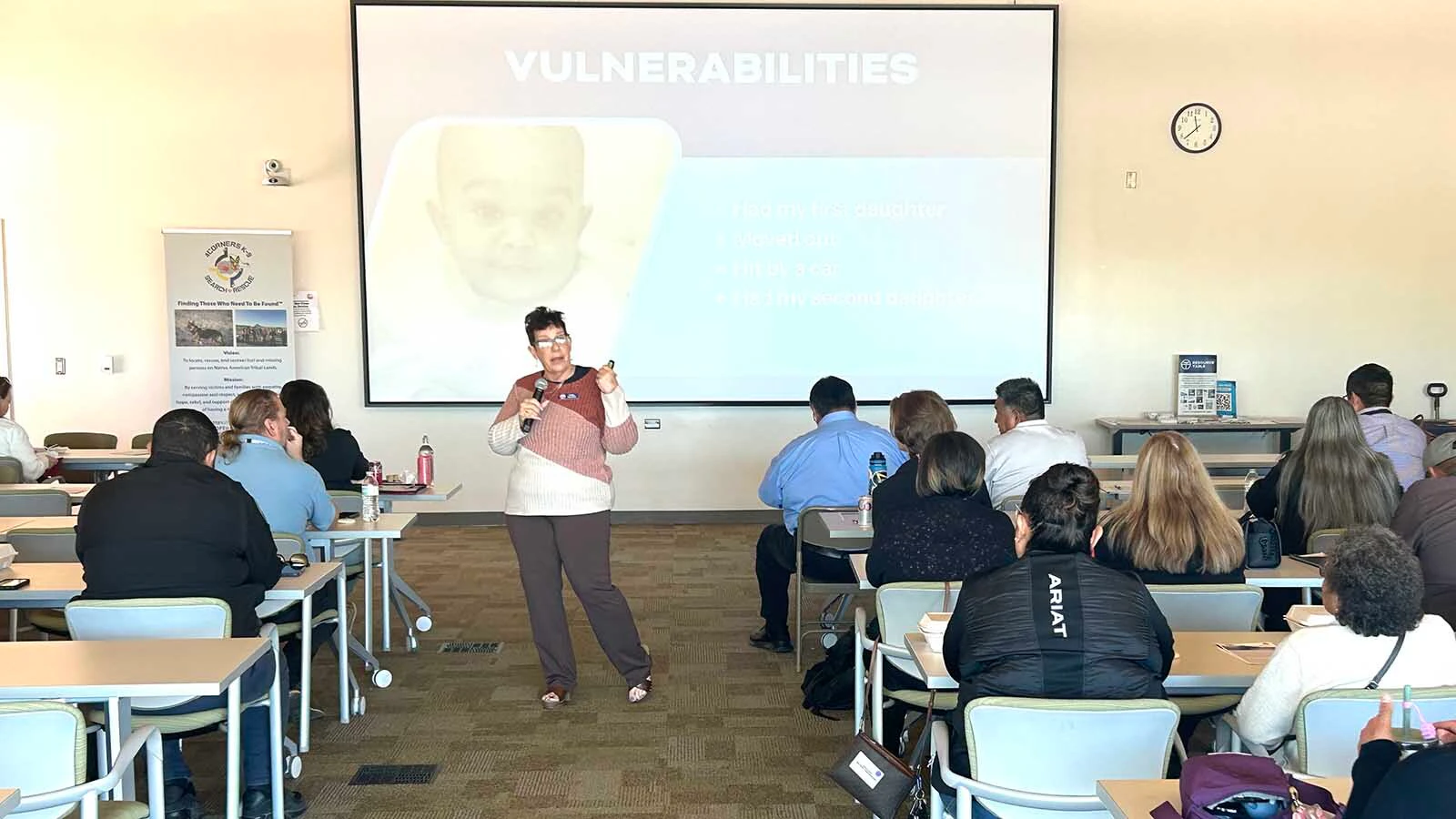 After surviving a hellish ordeal being sex trafficked, Kelley Marshall now uses her story to help train workers within the transportation and energy sector how to recognize the signs and help report it in her role as training specialist and survivor leader for Truckers Against Trafficking.