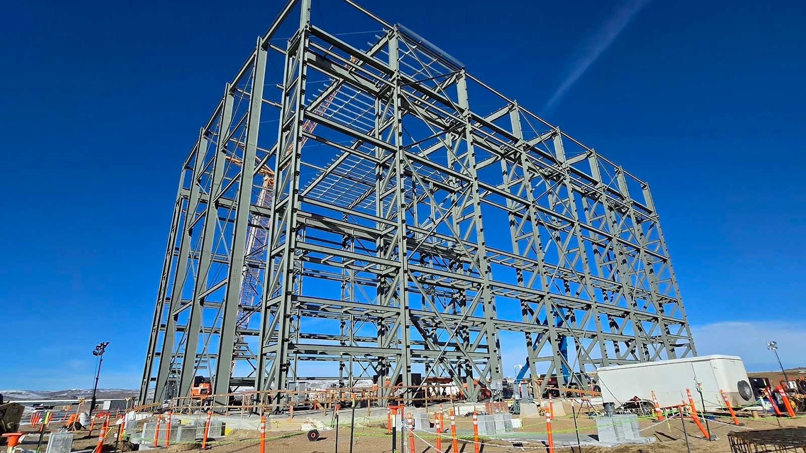 Even with TerraPower's Test and Fill facility rising to the sky, Mayor Robert Bowen says he still hears people questioning whether the development is real. Bowen hopes Kemmerer doesn't grow too much as a result of the nuclear plant being built there.