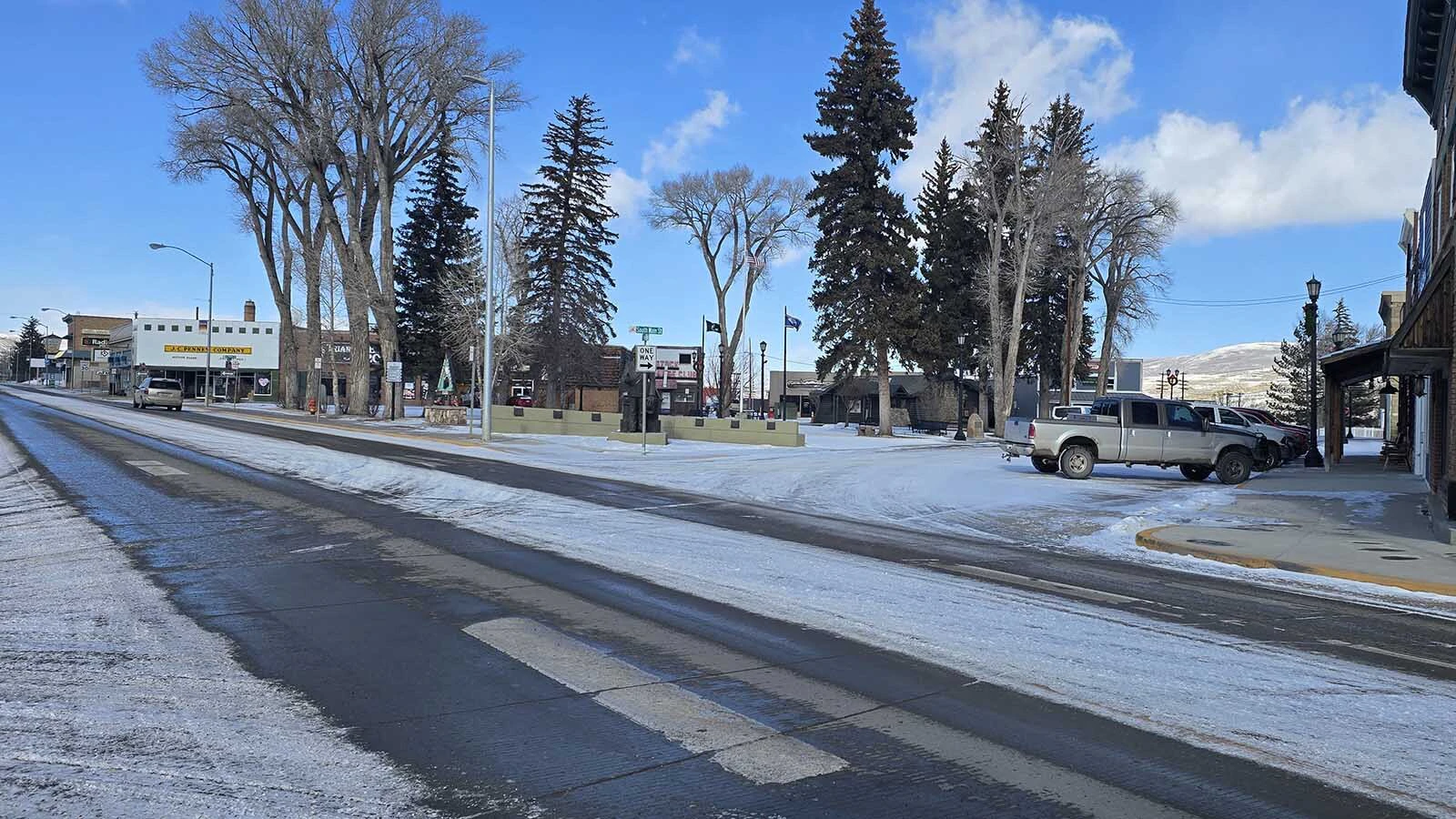 This triangle-shaped downtown area is where the most dramatic changes in Kemmerer so far can be seen. A new restaurant has opened, along with a "dirty" soda shop, and a longtime family is restoring the Golden Rule store.