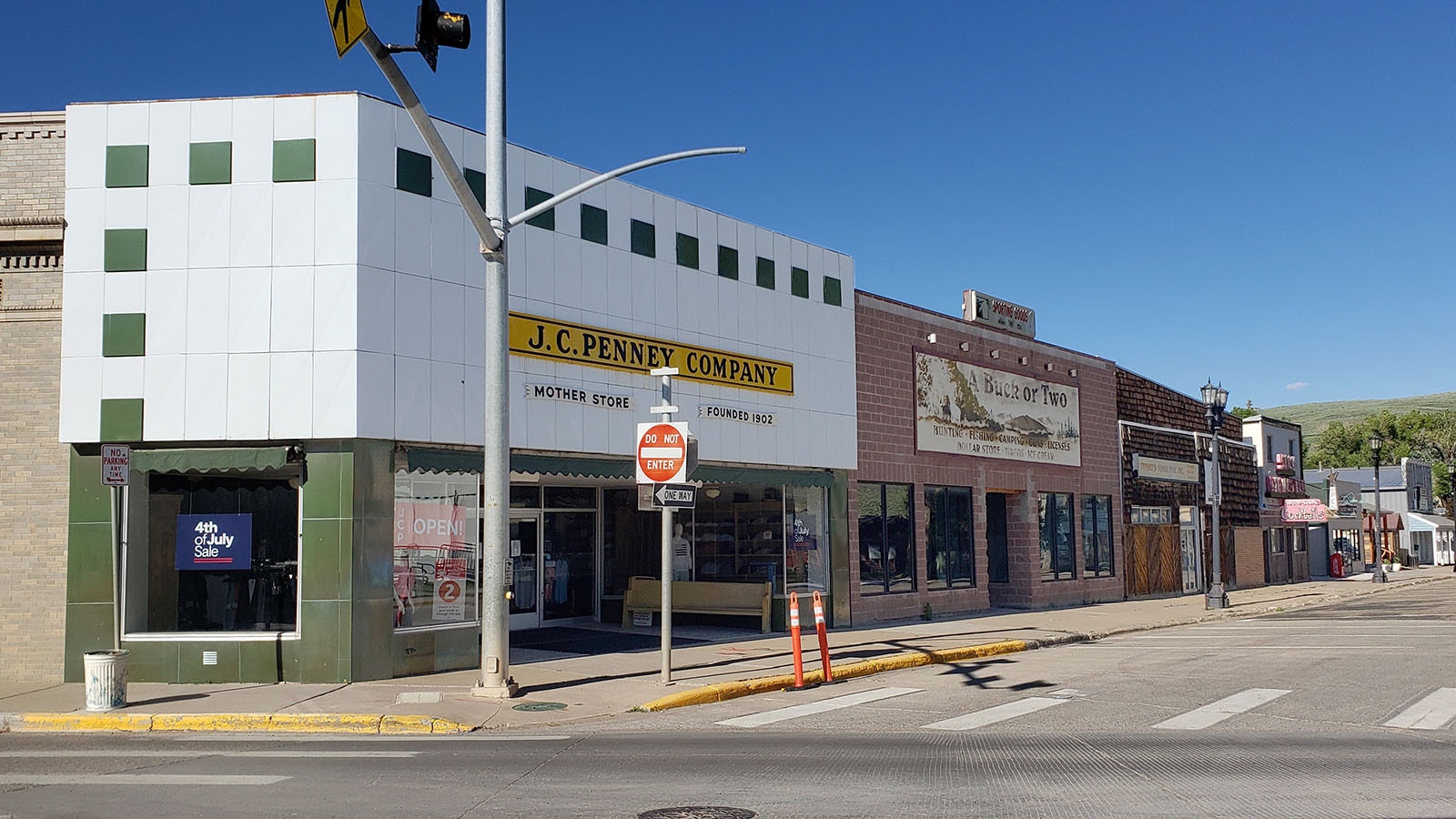 Downtown Kemmerer, Wyoming, is home to the first JC Penney store.