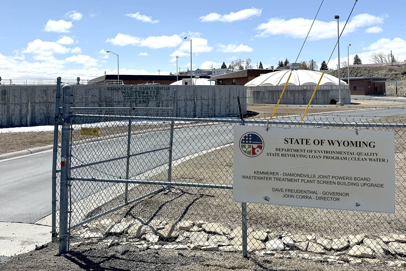 The sewage wastewater treatment plant for Kemmerer is 42 years old, and is likely to need to be replaced as part of a $40 million $50 million improvement to the region’s sewage needs.