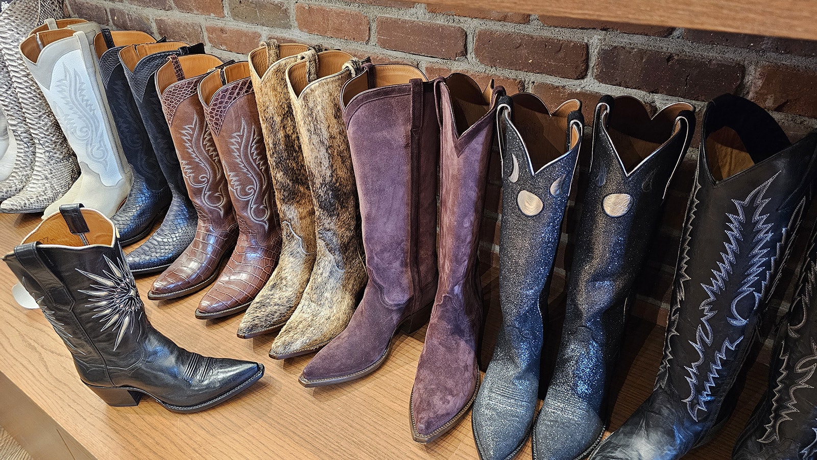 A selection of boots at Kemo Sabe.
