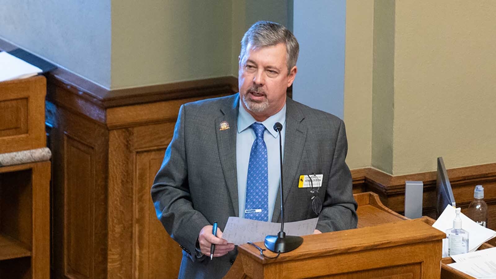 Rep. Ken Clouston, R-Gillette, passed an ammendment to a property tax cut to base it on a property's COVID-era valuation.