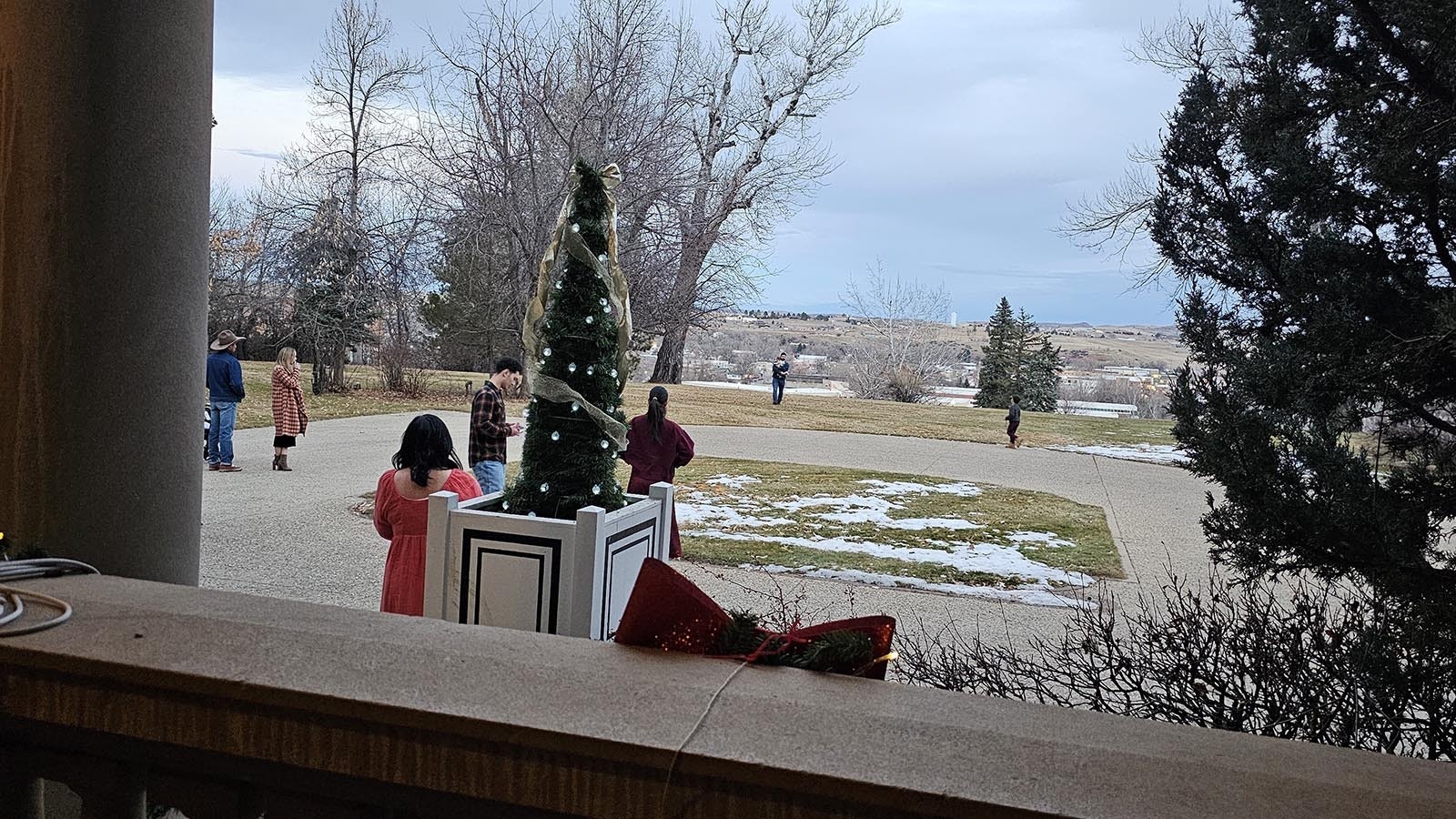 The view from the Kendrick Mansion looks out over Sheridan.