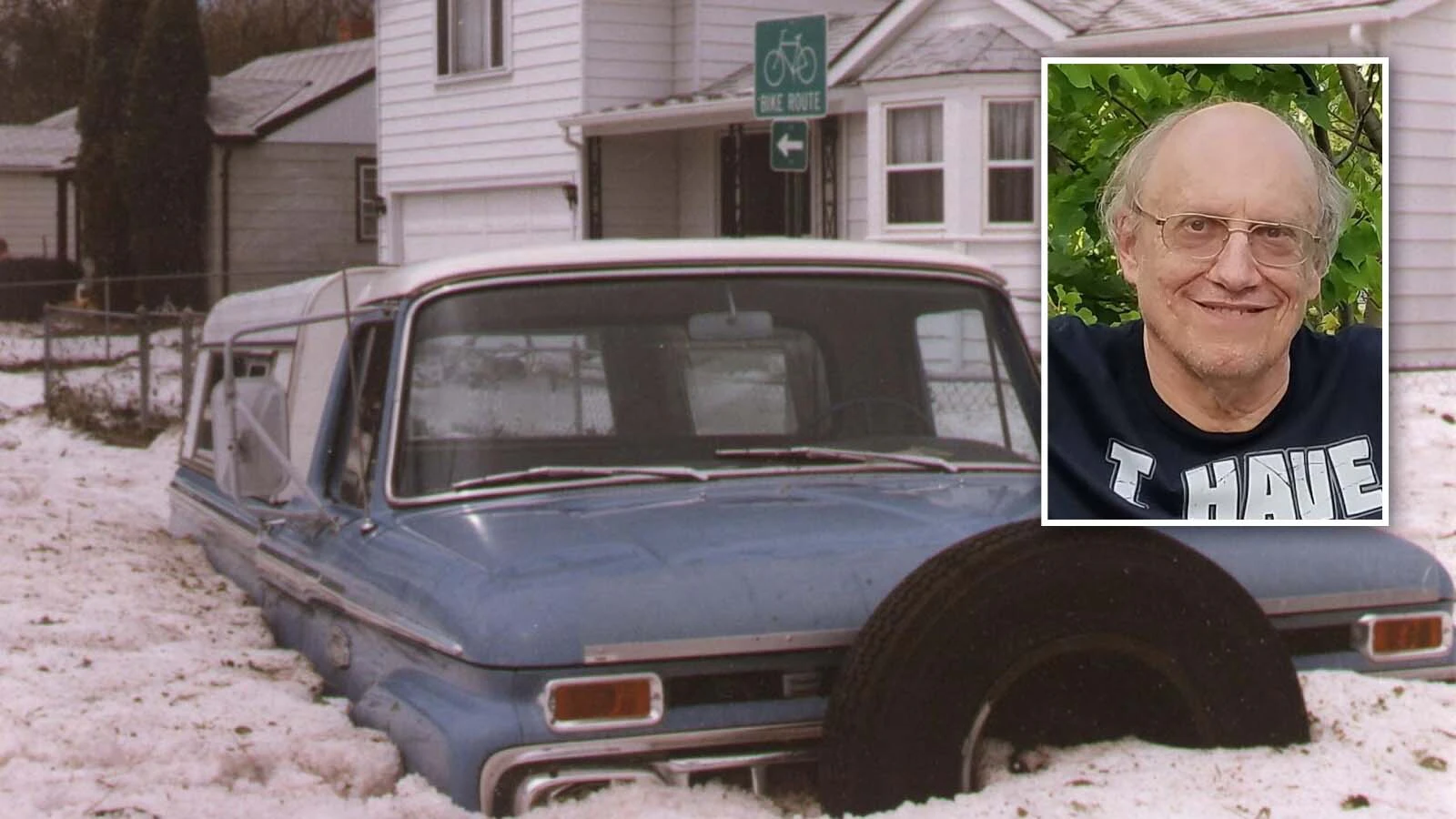 Hail accumulation following flooding in Cheyenne in 1985.